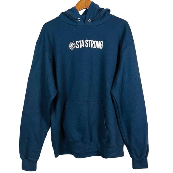 Champion Eco STA Strong Sweatshirt Pullover St Augustine FL Navy - XL - Picture 1 of 5